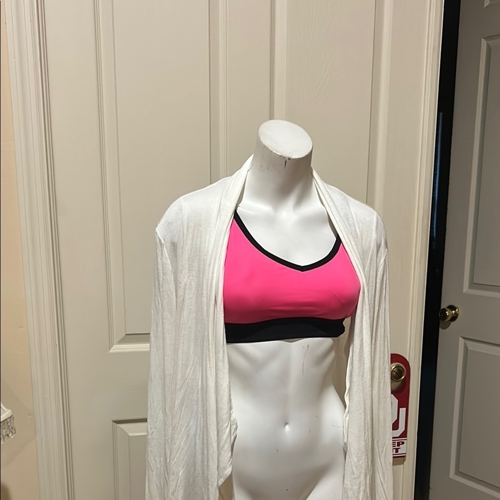 Naked Undies Cardigan. Open front. Stretch. New in Poly. Small